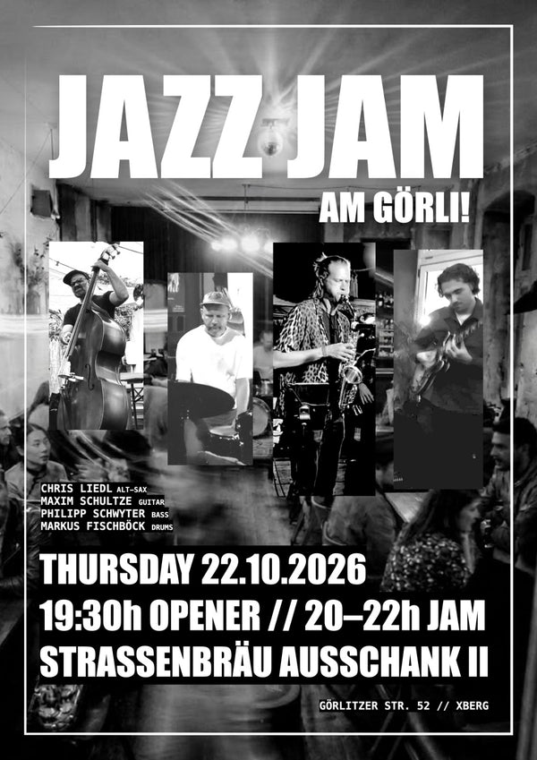 Jazz Jam am Görli – 22. Oktober